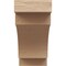Ekena Millwork 4in. W x 8in. H x 16in. L Mediterranean Woodgrain TimberThane Rafter Tail, Primed Tan RFTUR04X08X16MEDRCPR - alternate 5